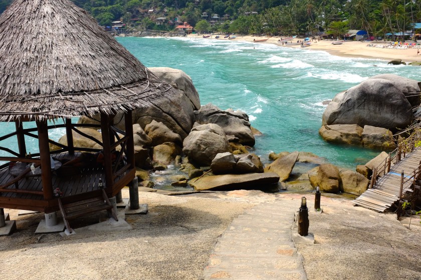 The View Looking Down On Haad Yuan Beach