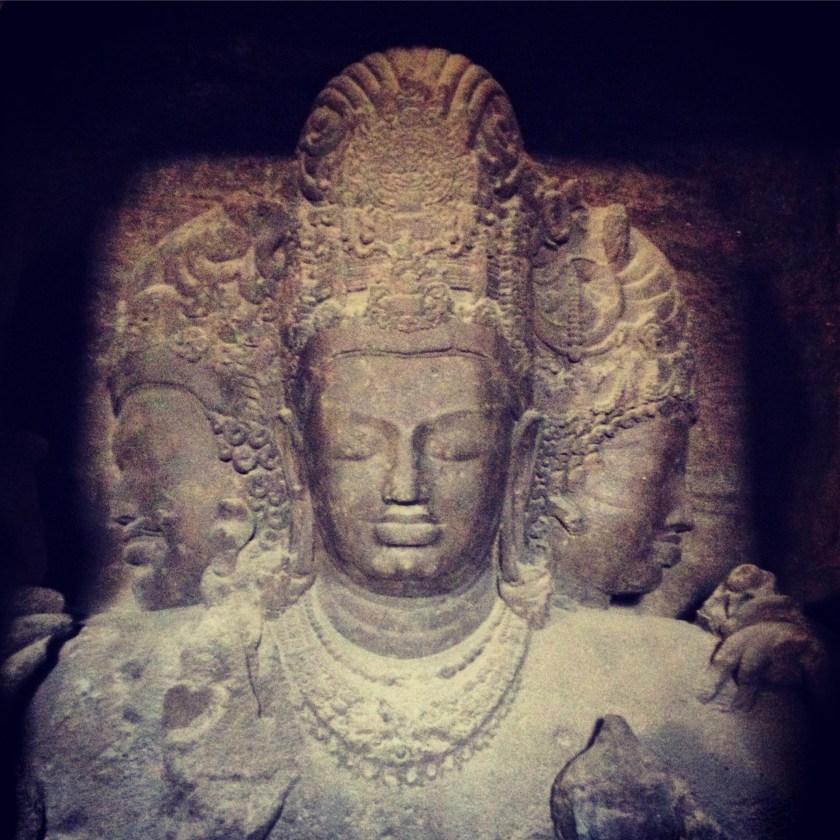 Shiva On Elephanta Island